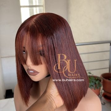 Cajun Fringe Bone Straight Wig | 2x6 Closure