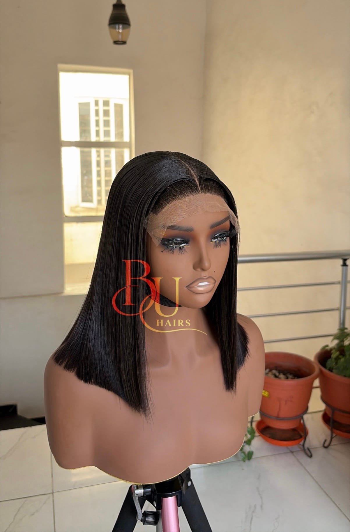 Glueless Closure Styled Bone Straight Wig | 12” 1 Glueless Closure Styled Bone Straight Wig | 12”