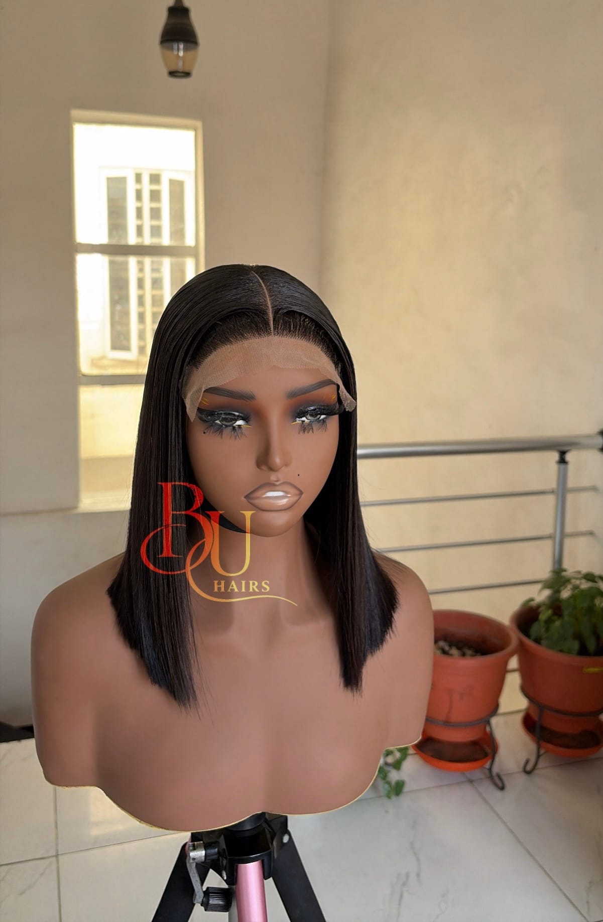 Glueless Closure Styled Bone Straight Wig | 12” 6 Glueless Closure Styled Bone Straight Wig | 12” - Image 6