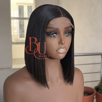10” Bone Straight Wig | 2x4 Closure