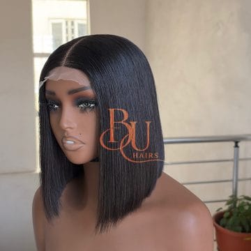 10” Bone Straight Wig | 2×6 Closure