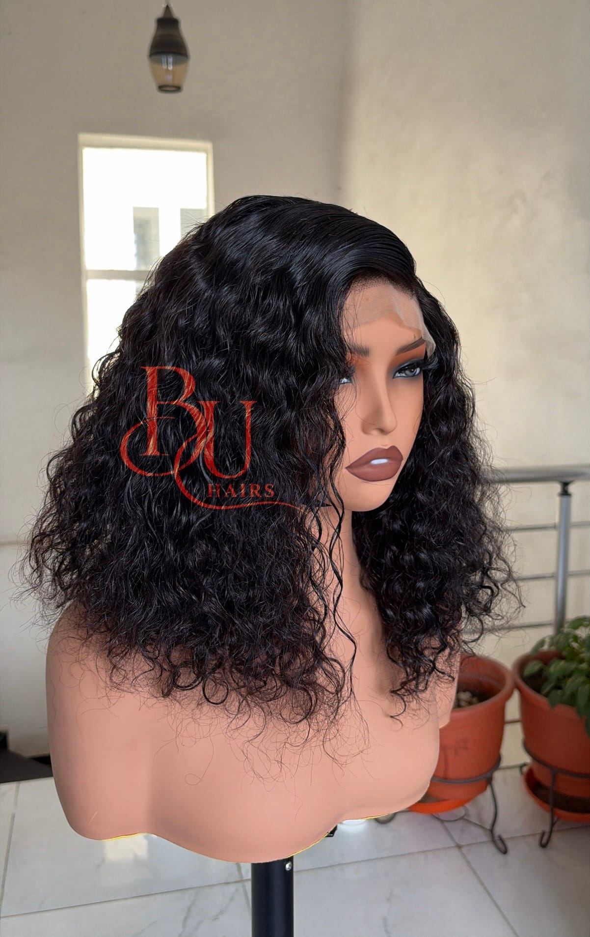 Water Curls Wig | 5x5 Closure | 16” 1 Water Curls Wig | 5x5 Closure | 16”