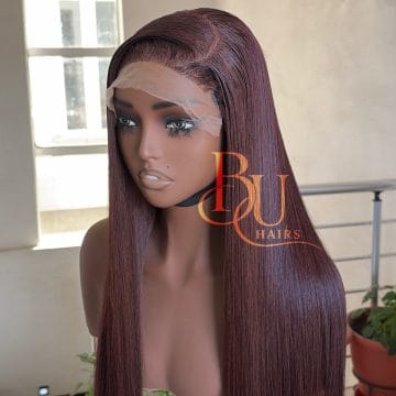 Choco Brown Bone Straight | 5x5 | 24”-30”