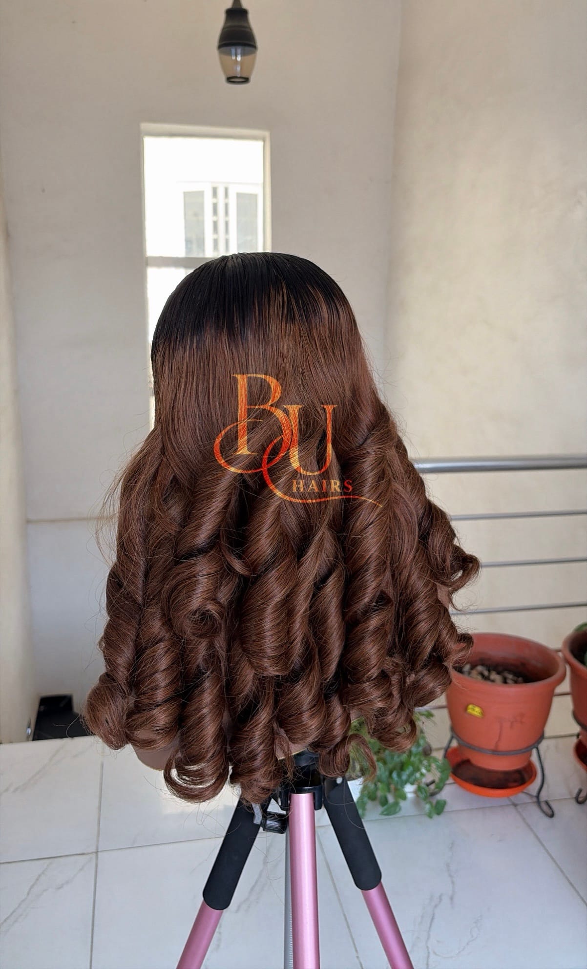 Ombre Wavy Bounce Wig 3 Ombre Wavy Bounce Wig - Image 3