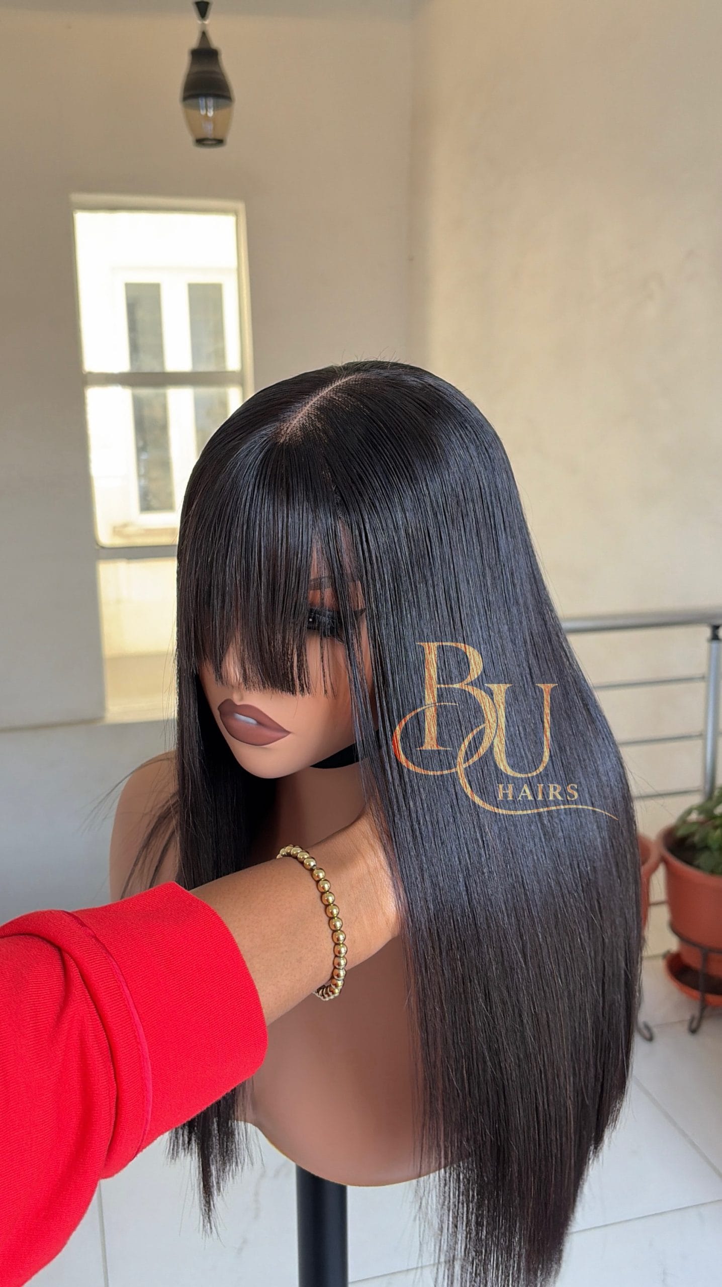 Fringe Bone Straight Wig | 14” - 24” 4 Fringe Bone Straight Wig | 14” - 24” - Image 4