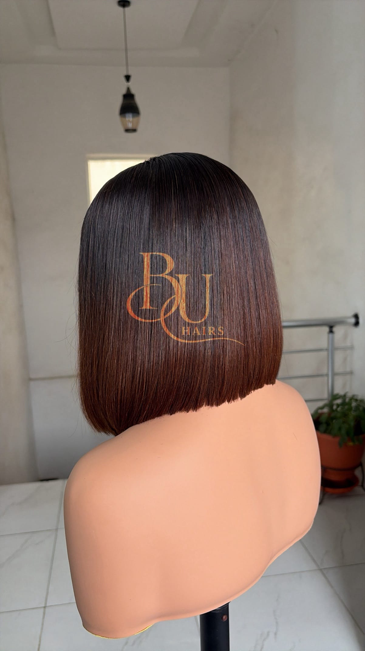 Ombre Tone Fringe Bone Straight Wig 3 Ombre Tone Fringe Bone Straight Wig - Image 3