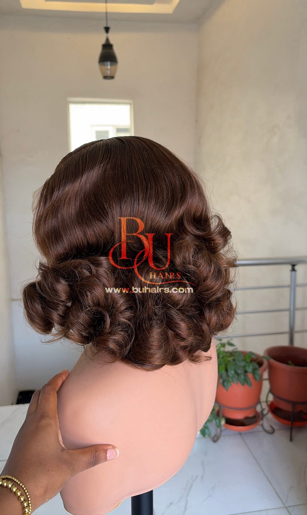 Brown Bouncy Wig | 5x5 Closure 2 Brown Bouncy Wig | 5x5 Closure - Image 2